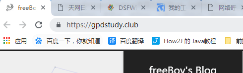 https网页上的标志